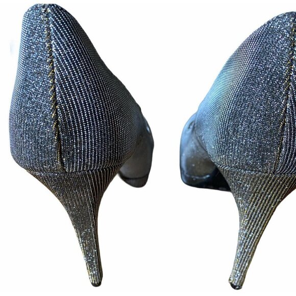Fioni Nights‎ Gold & Silver Sz 8 Platform Pumps - Picture 4 of 6